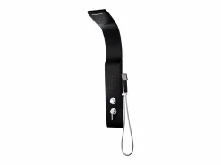 Shower & Design Columna de ducha de hidromasaje 20x132 cm KOURBEA Negro Outlet