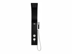 Shower & Design Columna de ducha de hidromasaje 20x132 cm KOURBEA Negro Outlet