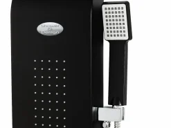 Shower & Design Columna de ducha de hidromasaje 20x132 cm KOURBEA Negro Outlet