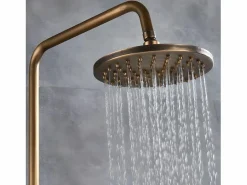 MIRLO Columna de ducha monomando retro SENISE envejecido Dorado Best