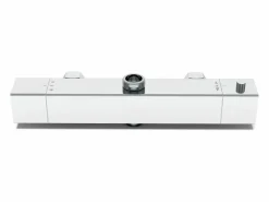 Aica Columna de Ducha Termostática Cromado con Alcachofa Cuadrada, Rociador Superior y Barra Ajustable Plateado Best