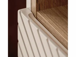 Petits-Meubles Columna De Baño|Columna de pared 2 puertas 1 compartimiento Manoa Cachemira y madera