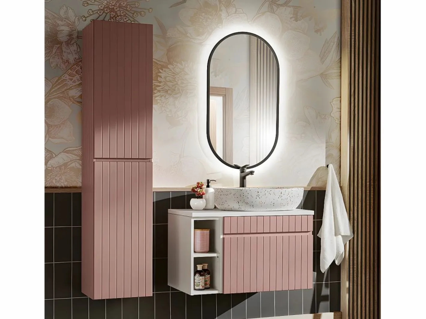 Petits-Meubles Columna De Baño|Columna de pared 2 puertas Zelie da