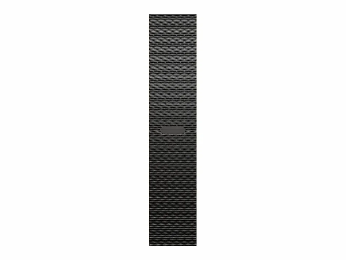 Petits-Meubles Columna de pared 2 puertas Elora y madera Negro New