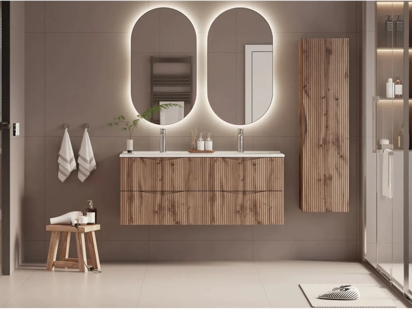 Columna de pared Tao Madera^Petits-Meubles Sale