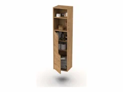 Columna De Baño|Columna para baño Nadia acabado roble gold, 150 cm(alto) 36,5 cm(ancho) 30 cm(largo)