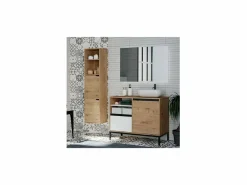 Columna De Baño|Columna para baño Nadia acabado roble gold, 150 cm(alto) 36,5 cm(ancho) 30 cm(largo)