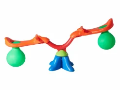 Columpio|Columpio Balancín SucceBuy, Capacidad de Carga de 24,9 kg por Asiento, Equipo de Juego Exterior Rebotador, para 2 Niños de 3 Años en Adelante