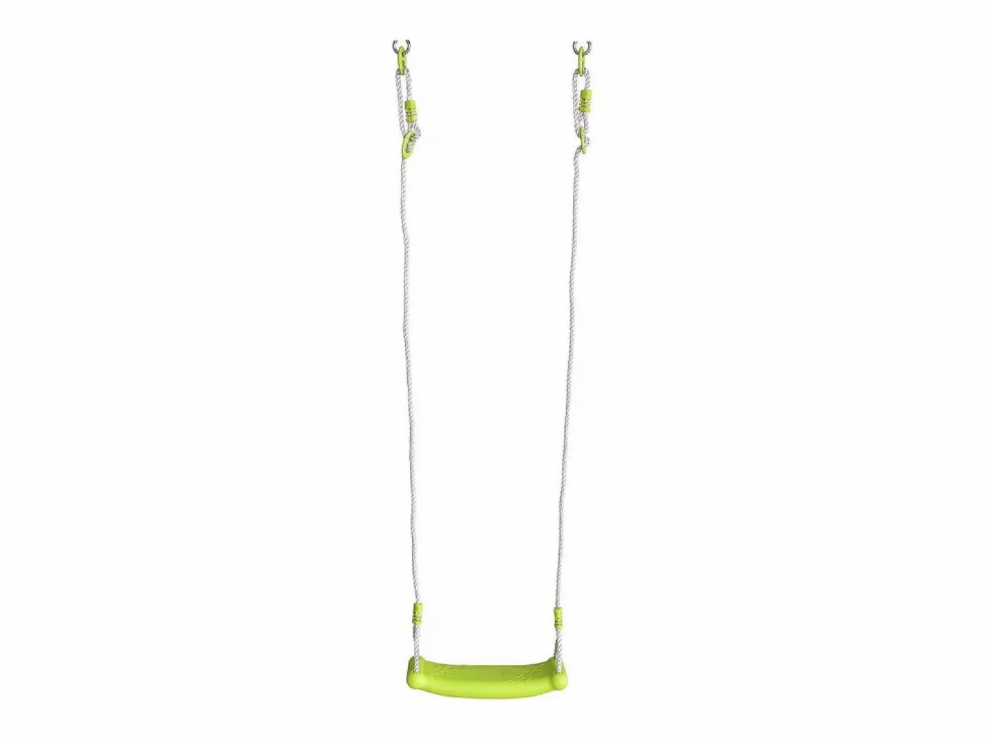 Habitat et jardin Columpio de metal "Basile" - 4 aparatos - Verde Hot