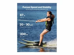 Combo Esquí Náutico SucceBuy, 170,2 cm para Adultos con Fijaciones Ajustables X-9^ Best