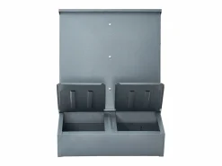 Comedero para Cerdos SucceBuy, 130 L, Puerta Doble de Metal que Puede Acoger Hasta 8 Cerdos Gris antracita Sale