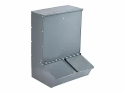 Comedero para Cerdos SucceBuy, 130 L, Puerta Doble de Metal que Puede Acoger Hasta 8 Cerdos Gris antracita Sale
