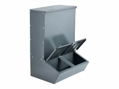 Comedero para Cerdos SucceBuy, 130 L, Puerta Doble de Metal que Puede Acoger Hasta 8 Cerdos Gris antracita Sale