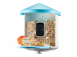 Comida Para Animales De Compañía|Comederos para Aves Inteligente SucceBuy con Cámara, 2K HD, Especies IA, Alimentado por Energía Solar