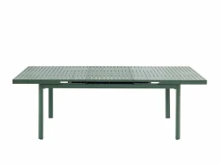 Comedor de jardín aluminio mesa extensible 180/240 y 6 sillones - - NAURU^MYLIA Clearance