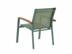 Comedor de jardín aluminio mesa extensible 180/240 y 6 sillones - - NAURU^MYLIA Clearance