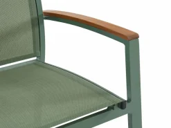 MYLIA Comedores De Jardín|Comedor de jardín aluminio mesa extensible 180/240 y 8 sillones - - NAURU