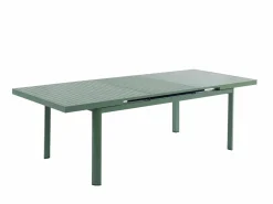 MYLIA Comedores De Jardín|Comedor de jardín aluminio mesa extensible 180/240 y 8 sillones - - NAURU