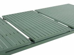MYLIA Comedores De Jardín|Comedor de jardín aluminio mesa extensible 180/240 y 8 sillones - - NAURU