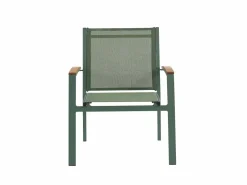 MYLIA Comedores De Jardín|Comedor de jardín aluminio mesa extensible 180/240 y 8 sillones - - NAURU