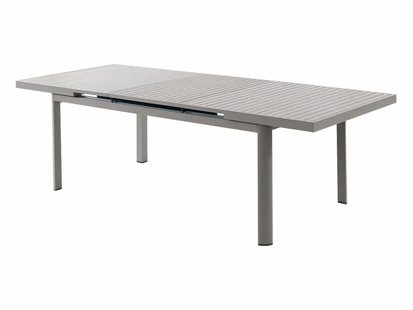 MYLIA Comedores De Jardín|Comedor de jardín de aluminio con mesa extensible 180/240 y 6 sillas - NAURU de