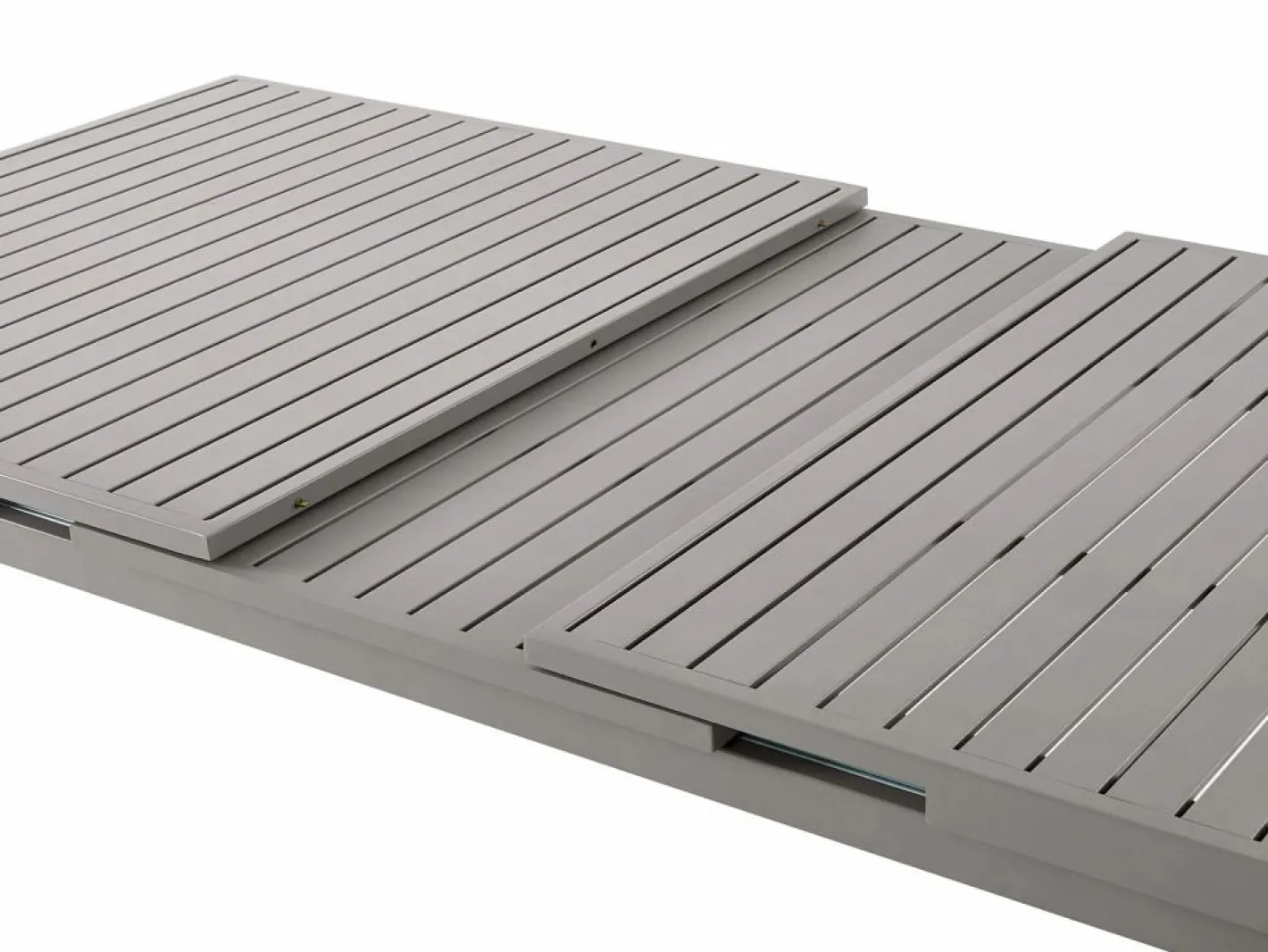 MYLIA Comedores De Jardín|Comedor de jardín de aluminio con mesa extensible 180/240 y 6 sillas - NAURU de