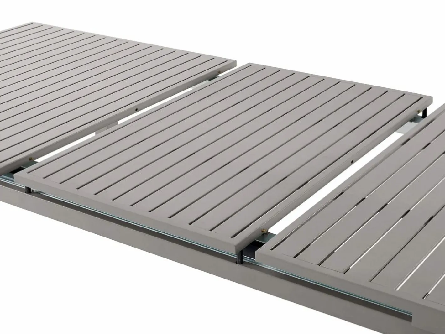 MYLIA Comedores De Jardín|Comedor de jardín de aluminio con mesa extensible 180/240 y 6 sillas - NAURU de