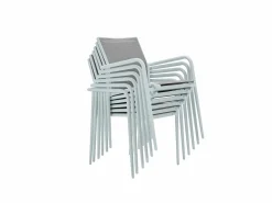 MYLIA Comedores De Jardín|Comedor de jardín de aluminio: una mesa extensible + 4 sillas - YOHA de