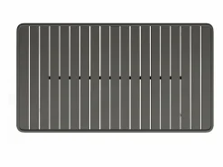 MYLIA Comedores De Jardín|Comedor de jardín de metal: 1 mesa de 160 cm y 6 sillas - - BIRMOS