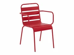 Comedor de jardín de metal 1 mesa, 4 sillones - MIRMANDE^MYLIA Clearance
