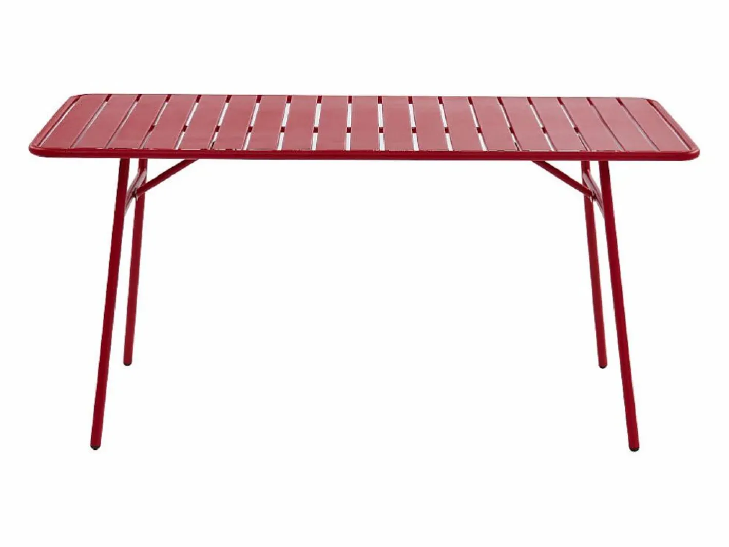 Comedor de jardín de metal 1 mesa, 6 sillones - MIRMANDE^MYLIA New