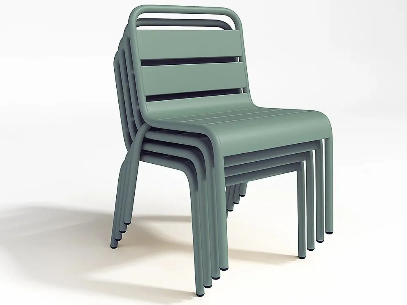 MYLIA Comedores De Jardín|Comedor de jardín para niños de metal - 1 mesa y 4 sillas
