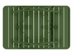 Comedor de jardín plegable de metal: Una mesa L.110 cm + 4 sillas - Verde caqui - MIRMANDE de^MYLIA Best