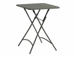 MYLIA Comedores De Jardín|Comedor de jardín plegable de metal: Mesa L.60 cm + 2 sillas - - MIRMANDE