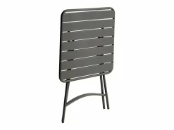 MYLIA Comedores De Jardín|Comedor de jardín plegable de metal: Mesa L.60 cm + 2 sillas - - MIRMANDE