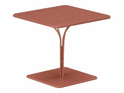 MYLIA Comedores De Jardín|Comedor jardín de metal mesa y 2 sillas apilables - MIRMANDE