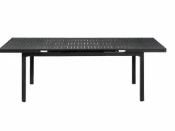 MYLIA Comedor jardín mesa extensible 180/240 y 8 sillones - NAURU Gris antracita Best