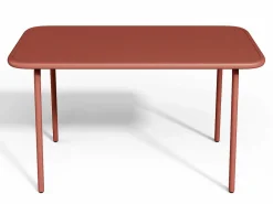 MYLIA Comedor jardín para niños de metal - - POPAYAN Terracota Discount