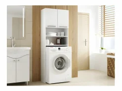 COMO - Mueble para lavadora - 64x183x30cm - area de almacenamiento lavaropa - estilo moderno^TOPESHOP Outlet