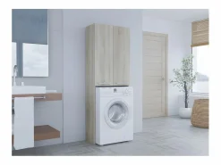 COMO - Mueble para lavadora de estilo moderno - 183x64x30 - 2 puertas+4 baldas^TOPESHOP Best