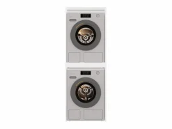 TOPESHOP COMO - Mueble para lavadora y secadora - Mueble ahorraespacio - Blanco New