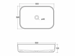 Composición de lavabo doble ASTRA de 8 piezas^ Clearance