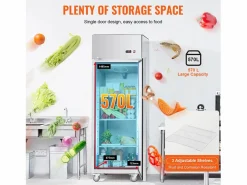 Congelador Comercial SucceBuy 570 L Vertical 1 Puerta^ Hot