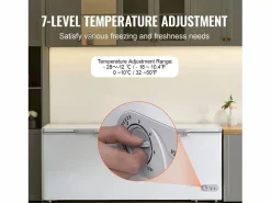 Electrodomésticos De Frío|Congelador Horizontal SucceBuy de 561 L con 4 Cestas y Tapas Dobles