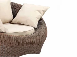 MYLIA Salones De Jardín|Conjunto 2 sillones jardín resina color marrón - WHITEHEAVEN