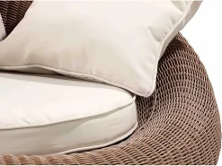 MYLIA Salones De Jardín|Conjunto 2 sillones jardín resina color marrón - WHITEHEAVEN