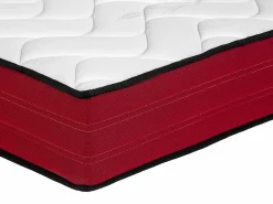 Ysmée Conjunto 160 x 200 cm queen size canapé abatible + colchón de muelles ensacados - JUBIA de Blanco Clearance