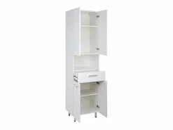 Conjunto para baño de pie 50 cm Armario con lavabo Columna 50 cm Semicolumna Armario superior Lupo^ Discount