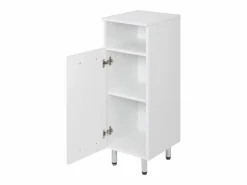 Conjunto para baño de pie 50 cm Armario con lavabo Columna 50 cm Semicolumna Armario superior Lupo^ Discount