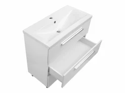 Conjunto De Baño|Conjunto para baño de pie, 80 cm, armario con lavabo, columna Bryza